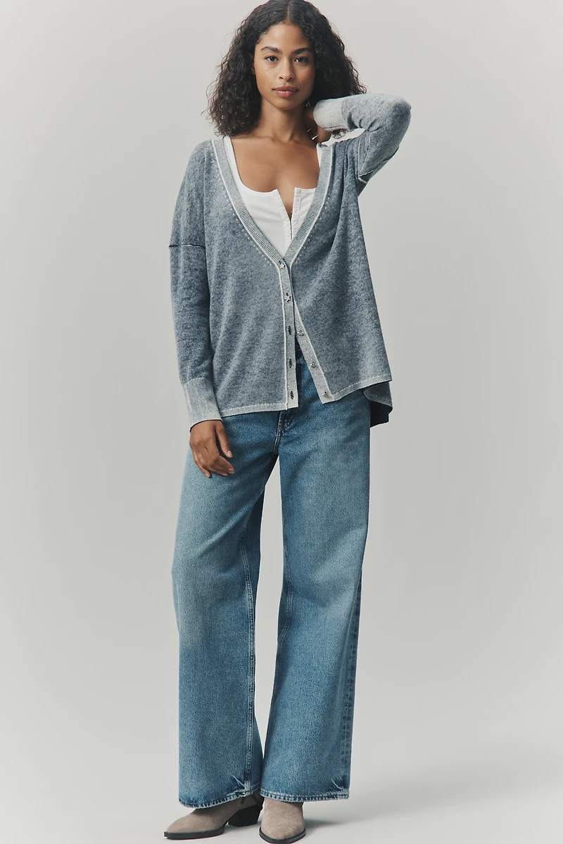Pilcro Cashmere Cardigan Sweater