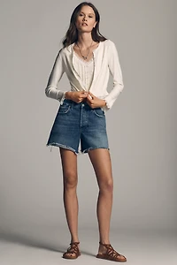 By Anthropologie Lace-Trim Cardigan Sweater