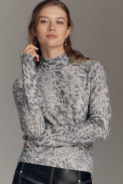 Pilcro Mock-Neck Cashmere Sweater