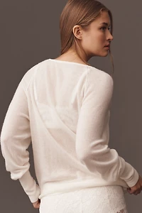 By Anthropologie Wool Cashmere Sweater