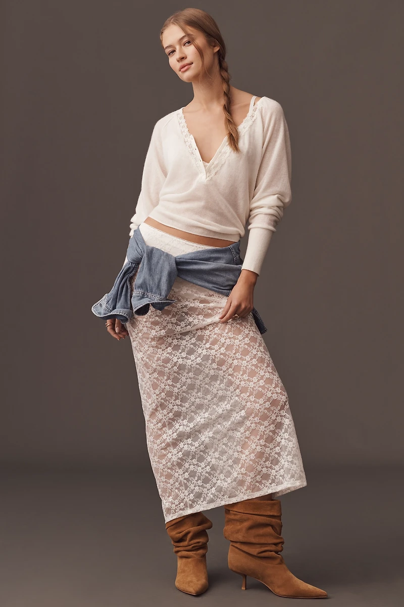 By Anthropologie Wool Cashmere Sweater
