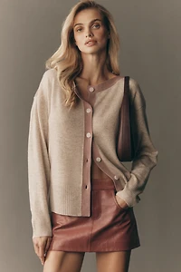 Maeve Cashmere Blend Scarf Cardigan Sweater
