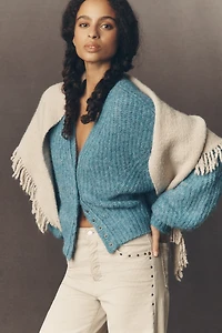 Pilcro Cozy Rib V-Neck Cardigan Sweater