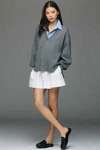 Maeve V-Neck Wool Blend Sweater