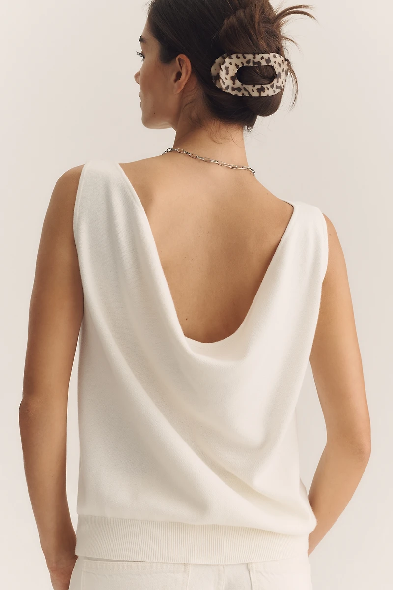Maeve Cowl Back Knit Tank