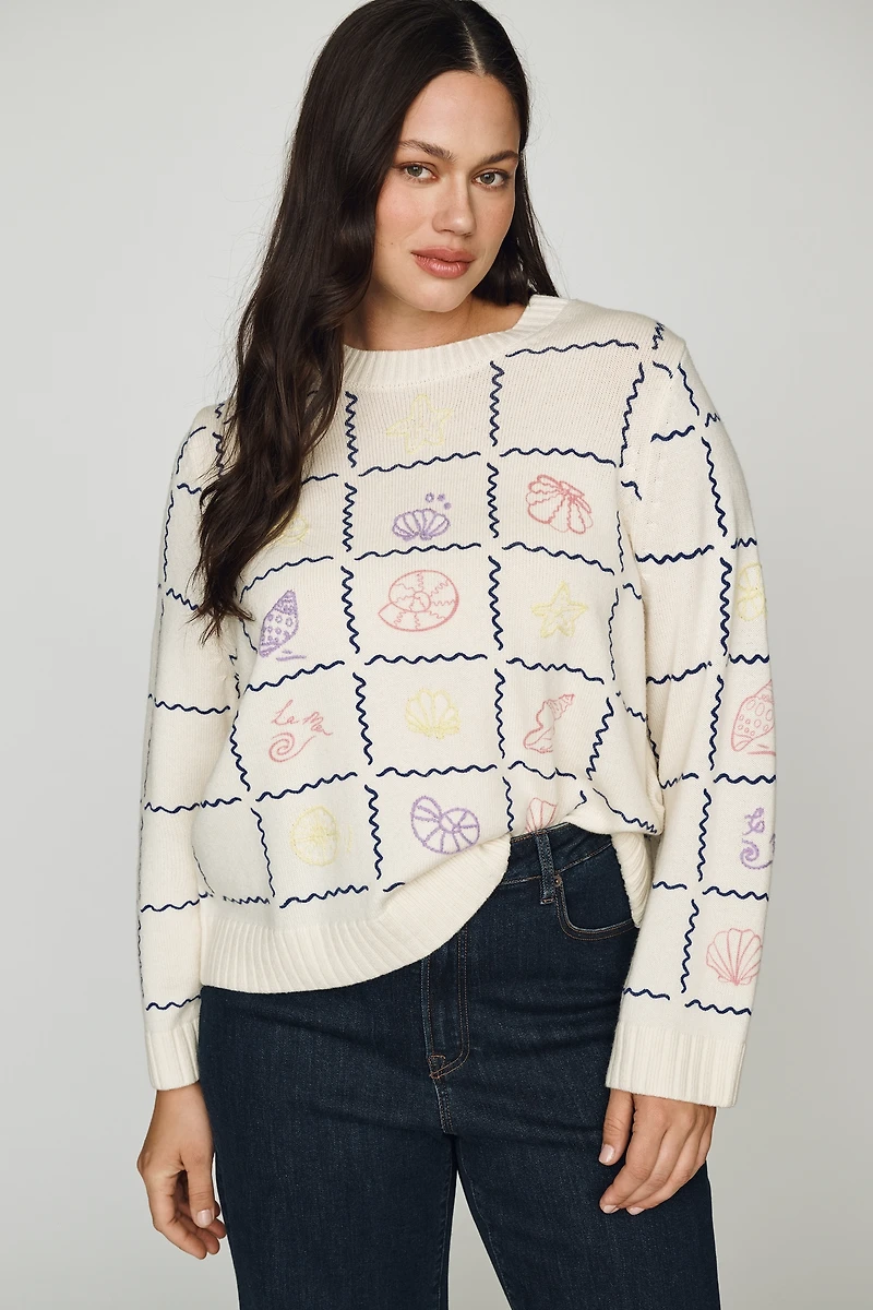 Chinti & Parker Wool Cashmere Shell Sweater