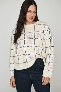 Chinti & Parker Wool Cashmere Shell Sweater