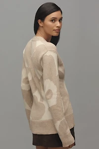 Marimekko Kumma Unikko Wool Cardigan Sweater
