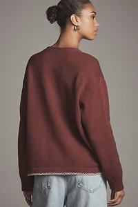 FOUND Double-Breasted Cardigan Sweater