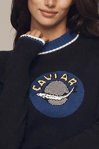 Rachel Antonoff Caviar Intarsia Sweater
