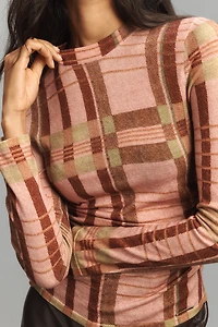 Barbour x Farm Rio Thalita Long-Sleeve Wool Sweater