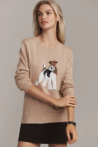 Barbour Fareham Crew-Neck Dog Icon Sweater