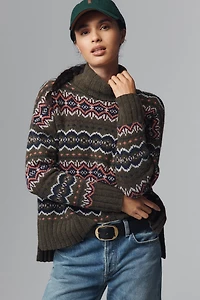 Barbour Helen Fairisle Turtleneck Sweater