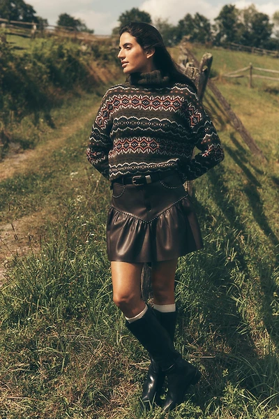 Barbour Helen Fairisle Turtleneck Sweater