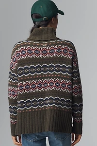 Barbour Helen Fairisle Turtleneck Sweater