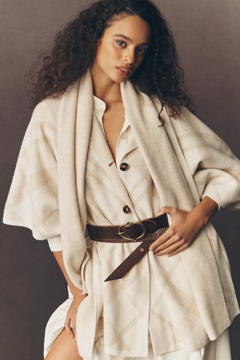 Barbour Vienna Knitted Cape Cardigan Sweater