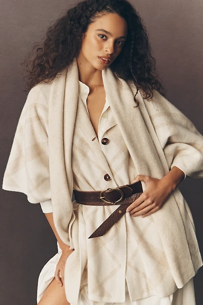 Barbour Vienna Knitted Cape Cardigan Sweater