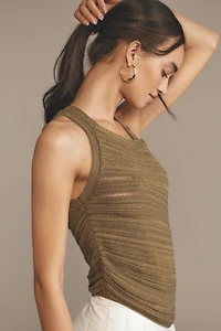 By Anthropologie Asymmetric Sweater Tank