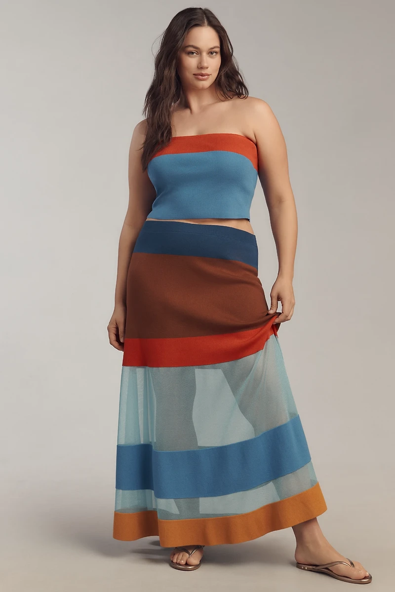 Maeve Knit Crop Tube Top
