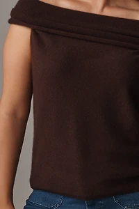 Pilcro Cashmere Off-The-Shoulder Sweater Top