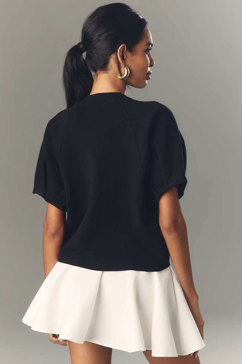 By Anthropologie Crew-Neck Sweater Tee