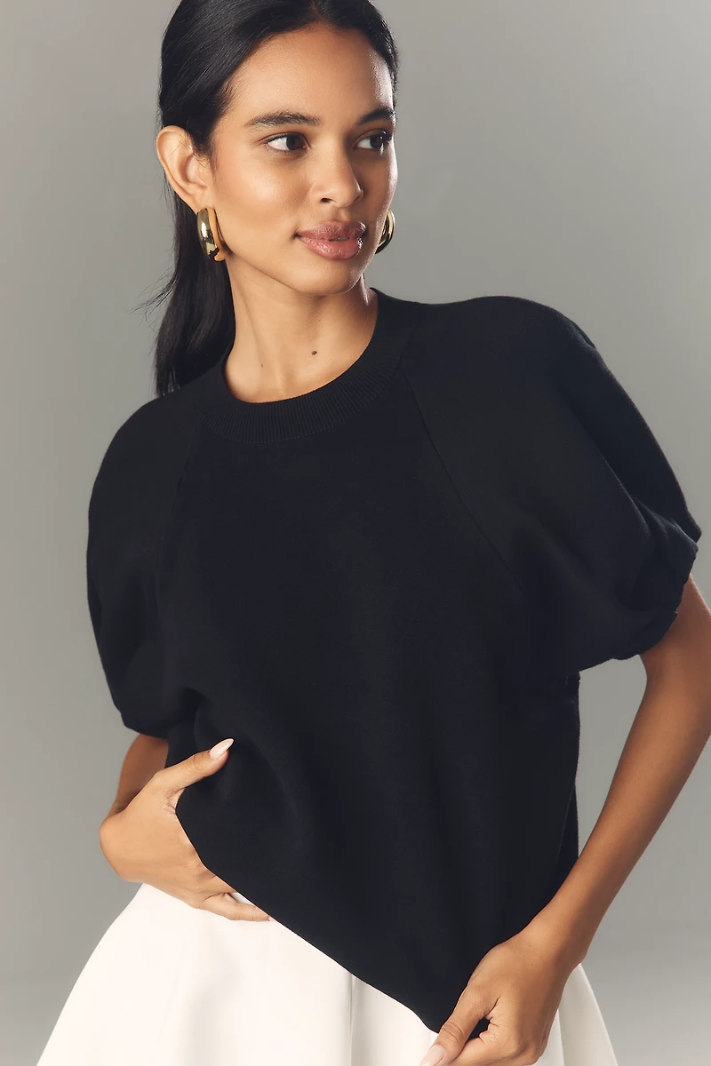 By Anthropologie Crew-Neck Sweater Tee