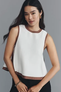 Maeve Sleeveless Swing Knit Top