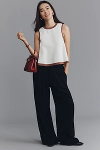 Maeve Sleeveless Swing Knit Top