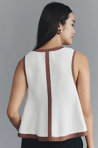 Maeve Sleeveless Swing Knit Top
