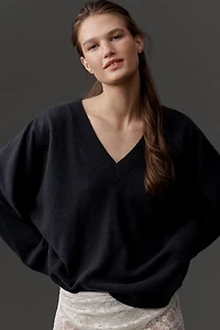 By Anthropologie Cashmere Blend Oversized Sweater