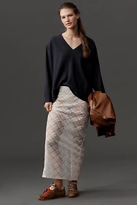 By Anthropologie Cashmere Blend Oversized Sweater
