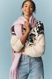 Pilcro Crew-Neck Nordic Sweater