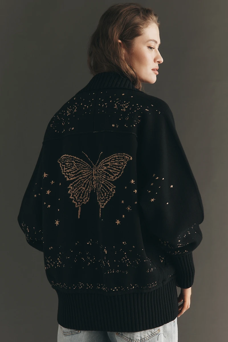 By Anthropologie Collared V-Neck Cardigan