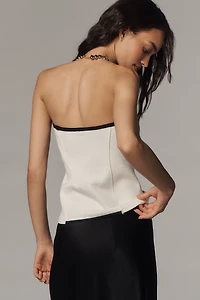 By Anthropologie Strapless Floral Tube Top