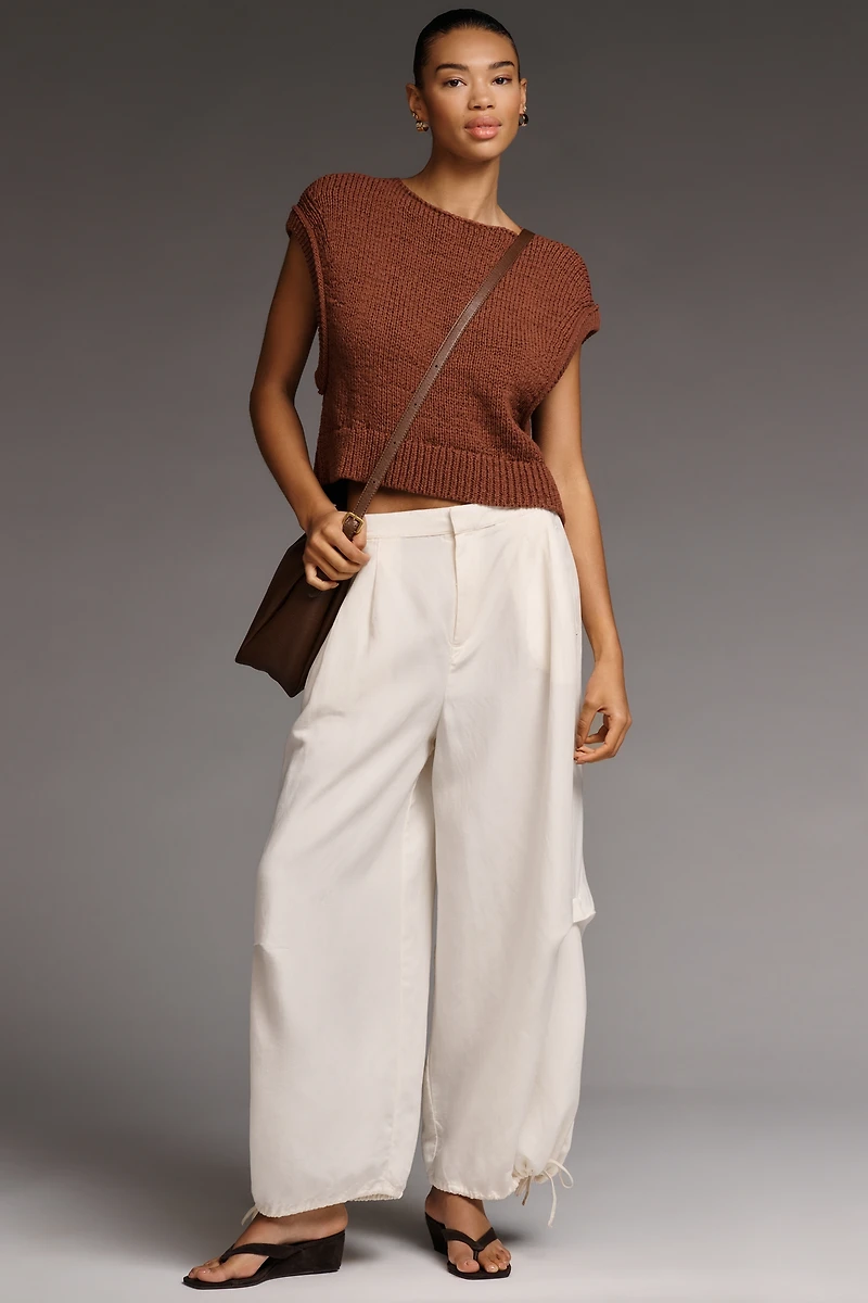 By Anthropologie Short-Sleeve Sweater