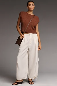 By Anthropologie Short-Sleeve Sweater