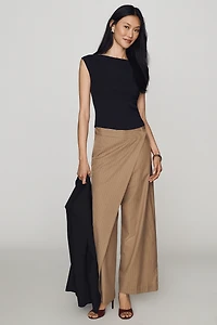 By Anthropologie Open Back Knit Top