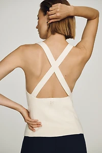 Maeve Cowl-Neck Racerback Tank
