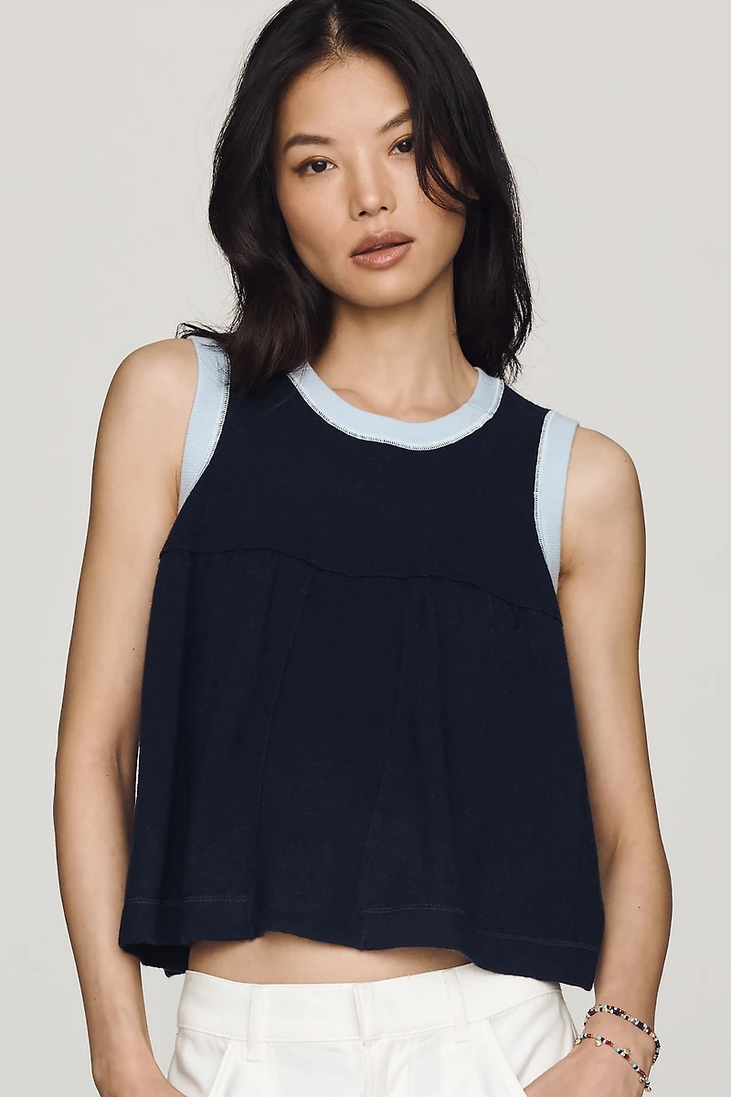 Maeve Wool Cashmere Swing Tank
