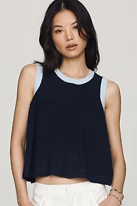 Maeve Wool Cashmere Swing Tank
