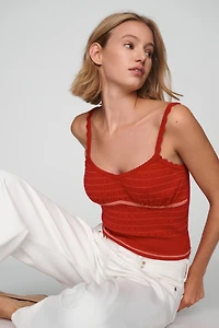 Maeve Scalloped Sweater Tank