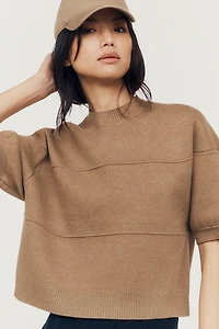 Maeve Puff-Sleeve Knit Pullover
