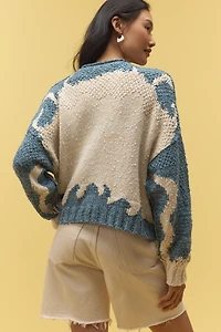 Pilcro Pullover Long-Sleeve Crew-Neck Icon Sweater