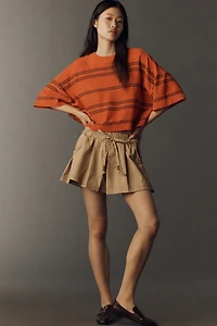 Goldie Crew-Neck Linen Sweater