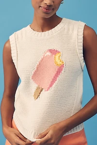 Maeve Linen Blend Icon Sweater Tank Top