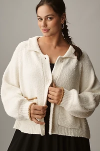 The Jesse Dog Icon Cardigan Sweater by Pilcro