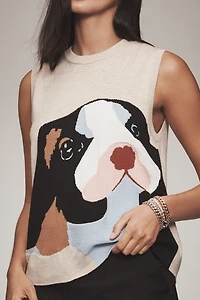 Maeve Wool Blend Sleeveless Dog Sweater