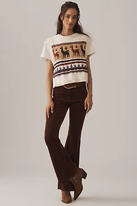 Pilcro Twofer Graphic Sweater
