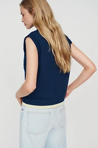 Maeve V-Neck Sweater Vest