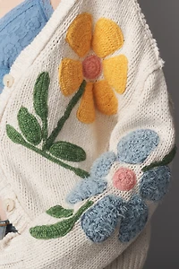 Pilcro Textured Icon Cardigan Sweater